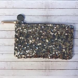 Loft Sequin Zipper Pouch- great bundle item!